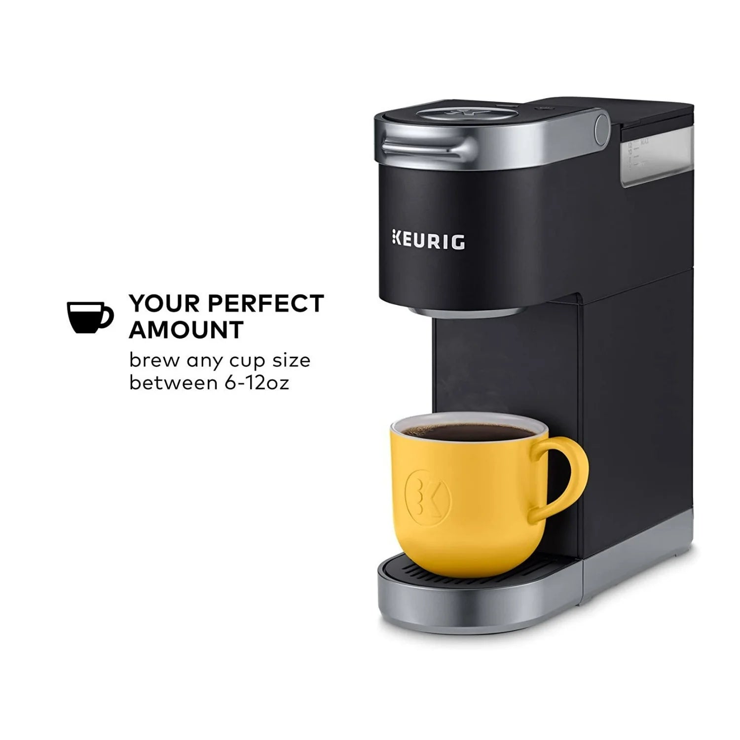 K-Mini Plus Compact Single Serve Coffee Maker – Black, Includes Accessories