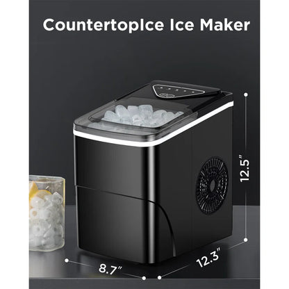 Bullet Ice Maker – 26 Lb. Daily Production with Self-Cleaning Function