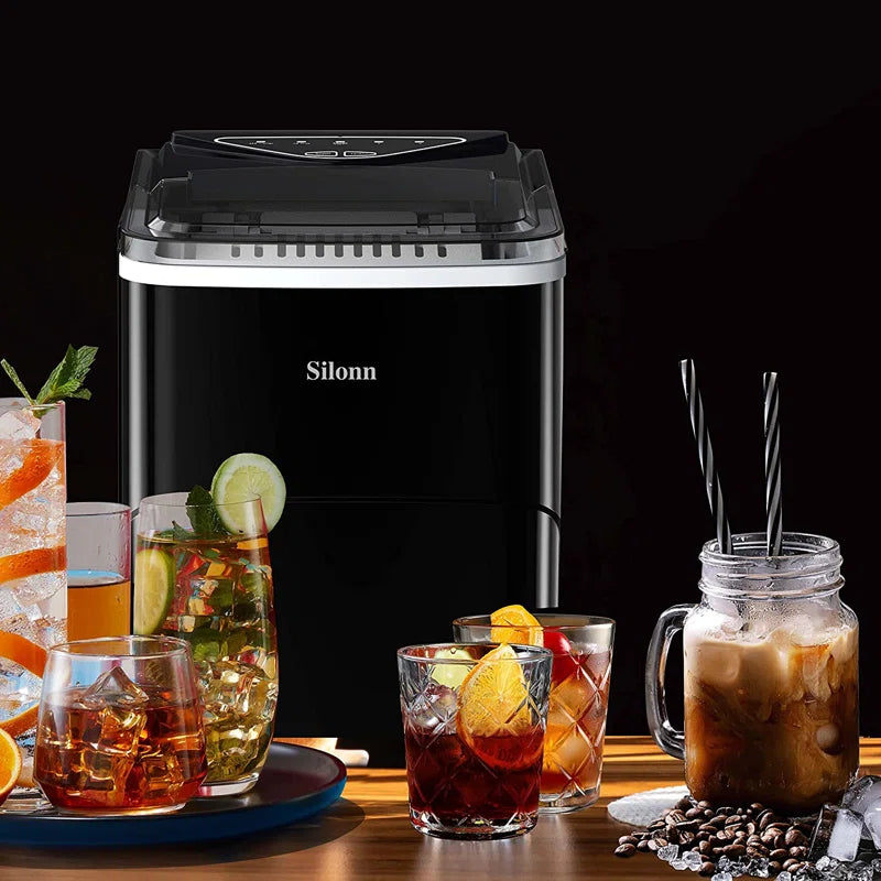 Bullet Ice Maker – 26 Lb. Daily Production with Self-Cleaning Function