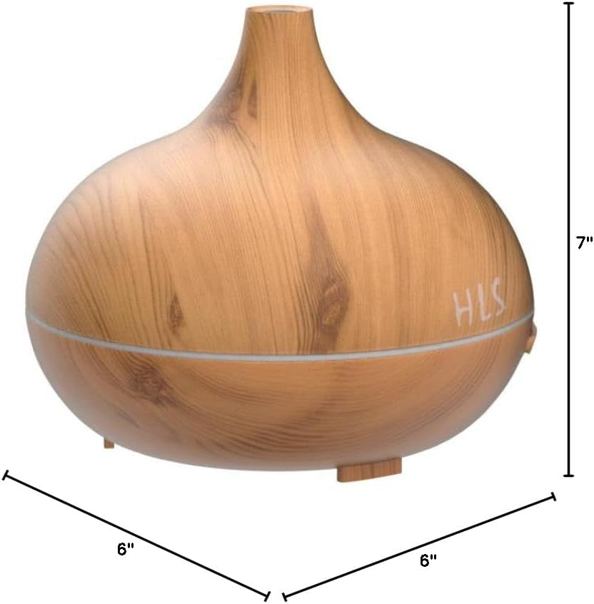 Ultrasonic Essential Oil Diffuser – Large Room Aromatherapy Humidifier with 10 Oils