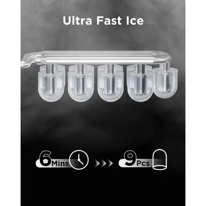 Bullet Ice Maker – 26 Lb. Daily Production with Self-Cleaning Function