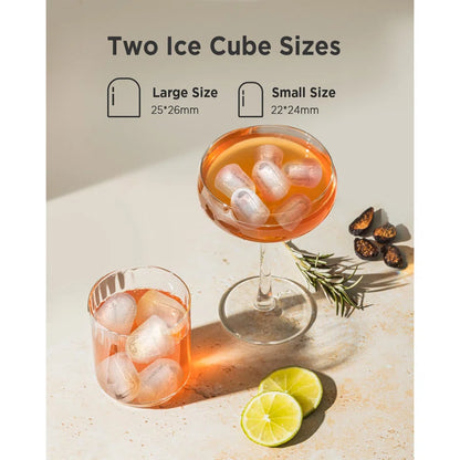 Bullet Ice Maker – 26 Lb. Daily Production with Self-Cleaning Function